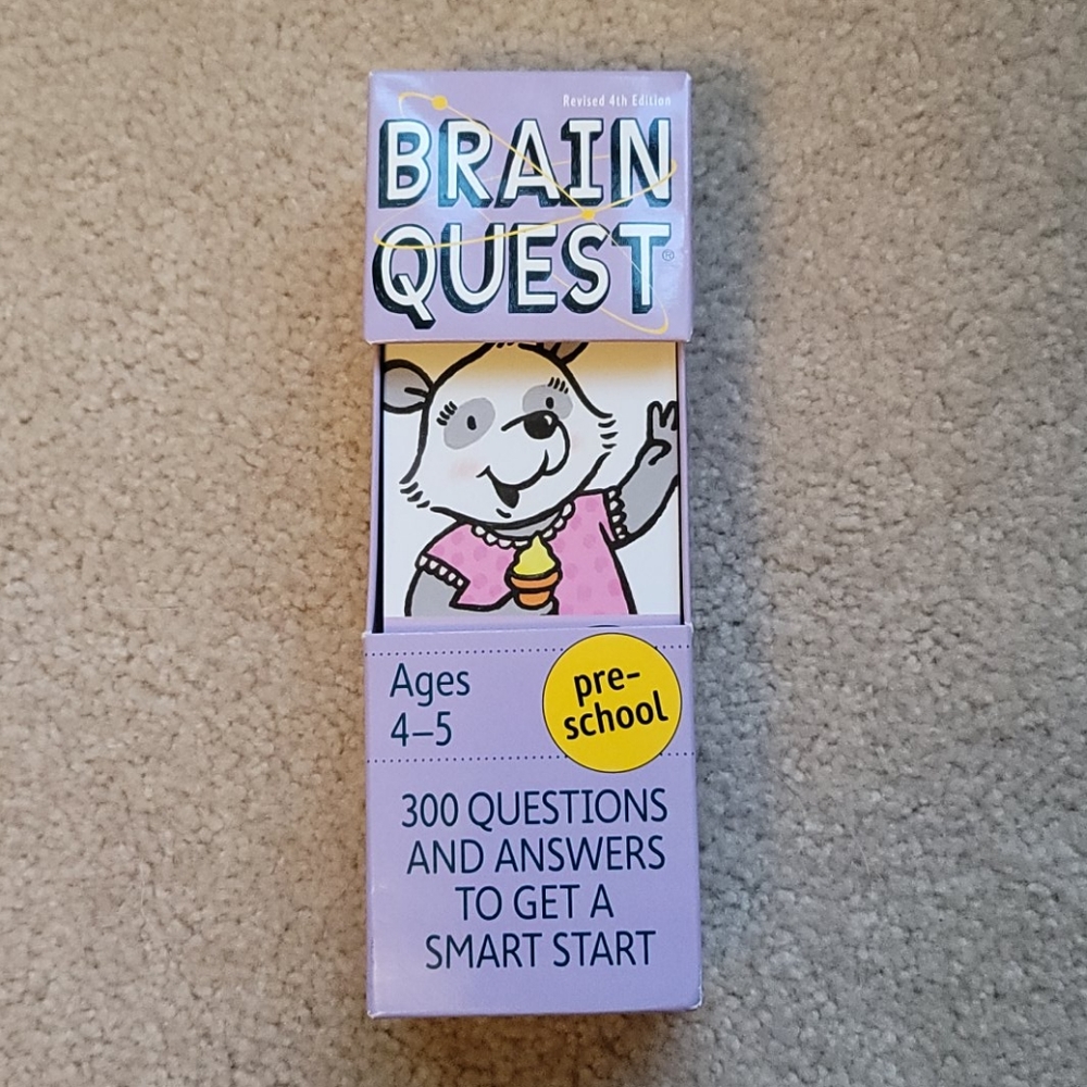 Brain Quest, preschool, question and answers